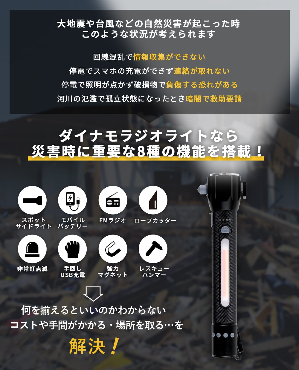 高機能ダイナモライト